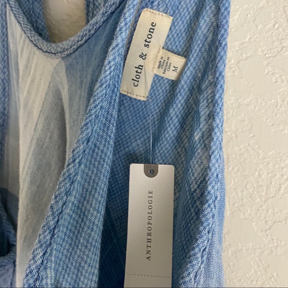 Anthropologie Cloth & Stone Plaid Halter Top - Picture 9 of 10